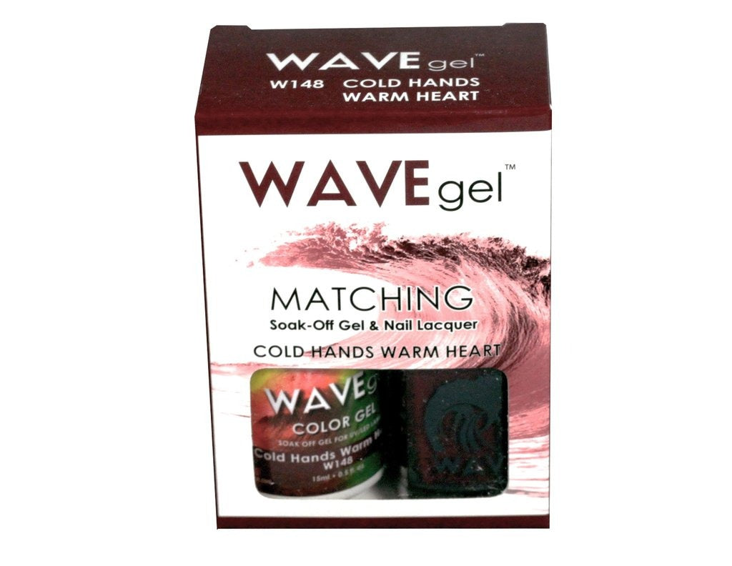 Wave Gel Nail Lacquer + Gel Polish, 148, Cold Hands Warm Heart, 0.5oz OK1129