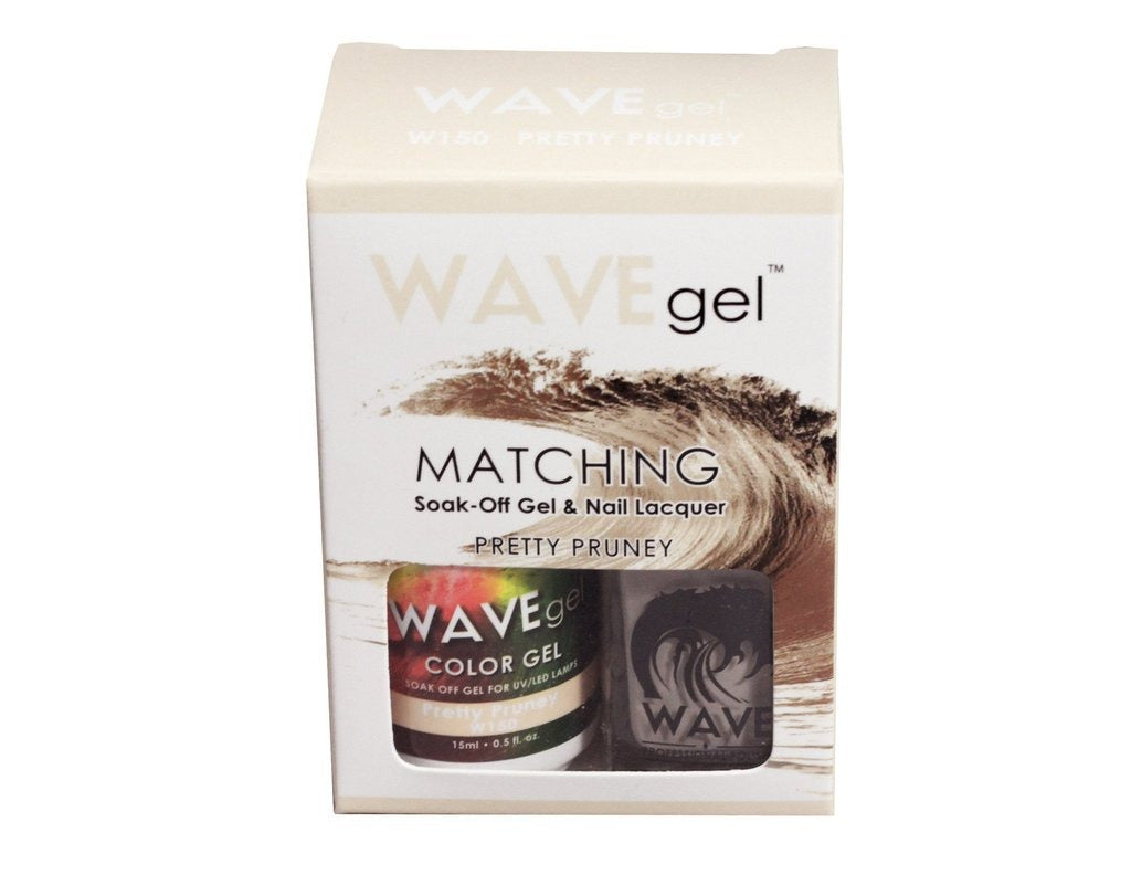 Wave Gel Nail Lacquer + Gel Polish, 150, Pretty Pruney, 0.5oz OK1129