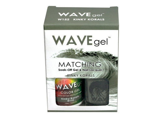 Wave Gel Nail Lacquer + Gel Polish, 152, Kinky Korals, 0.5oz OK1129