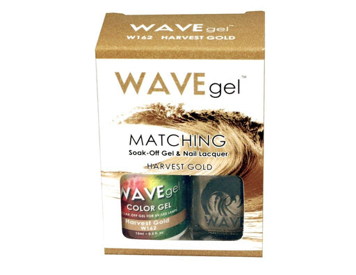 Wave Gel Nail Lacquer + Gel Polish, 162, Harvest Gold, 0.5oz OK1129