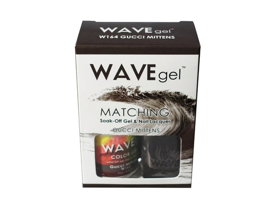 Wave Gel Nail Lacquer + Gel Polish, 164, Fancy Mittens, 0.5oz OK1129