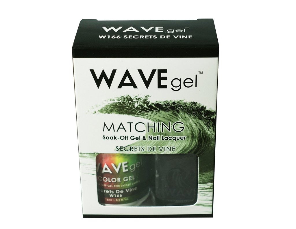 Wave Gel Nail Lacquer + Gel Polish, 166, Secrets De Vine, 0.5oz OK1129