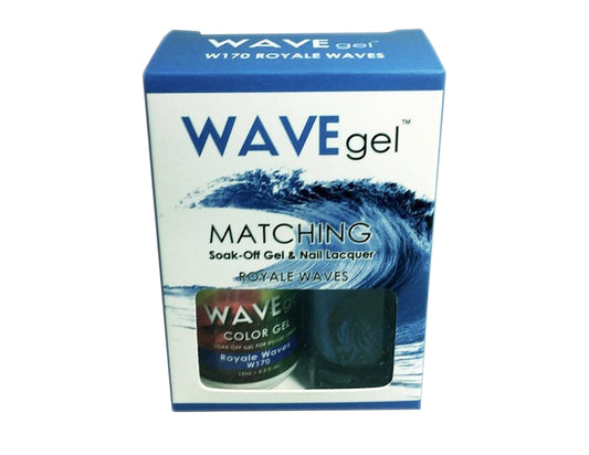 Wave Gel Nail Lacquer + Gel Polish, 170, Royale Waves, 0.5oz OK1129