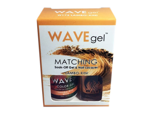 Wave Gel Nail Lacquer + Gel Polish, 173, Lambo-Kini, 0.5oz OK1129