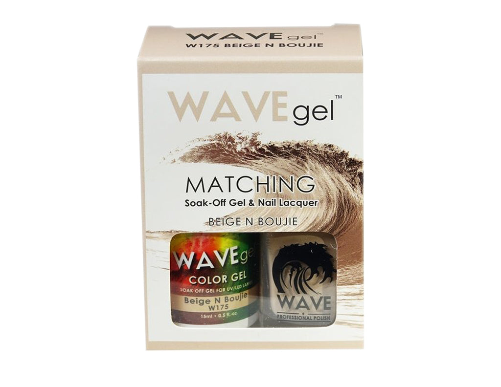 Wave Gel Nail Lacquer + Gel Polish, 175, Beige N Boujie, 0.5oz OK1129