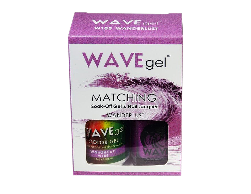 Wave Gel Nail Lacquer + Gel Polish, 185, Wanderlust, 0.5oz OK1129