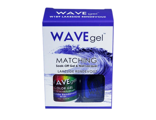 Wave Gel Nail Lacquer + Gel Polish, 189, Lakeside Rendevous, 0.5oz OK1129