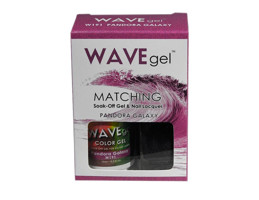 Wave Gel Nail Lacquer + Gel Polish, 191, Pandora Galaxy, 0.5oz OK1129