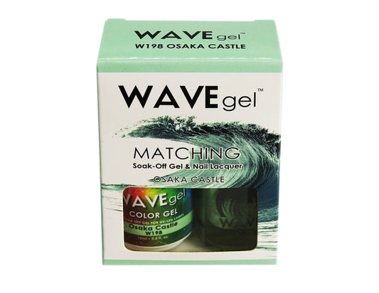 Wave Gel Nail Lacquer + Gel Polish, 198, Osaka Castle, 0.5oz OK1129