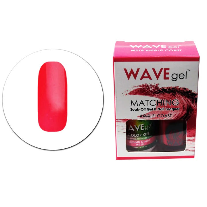 Wave Gel Nail Lacquer + Gel Polish, Freshen Up Collection, 218, Amalfi Coast, 0.5oz OK0531VD