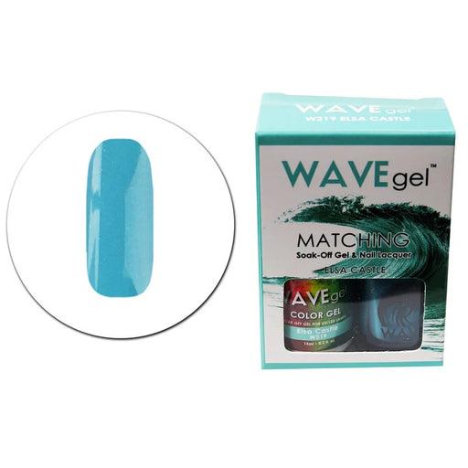 Wave Gel Nail Lacquer + Gel Polish, Freshen Up Collection, 219, Elsa Castle, 0.5oz OK0531VD