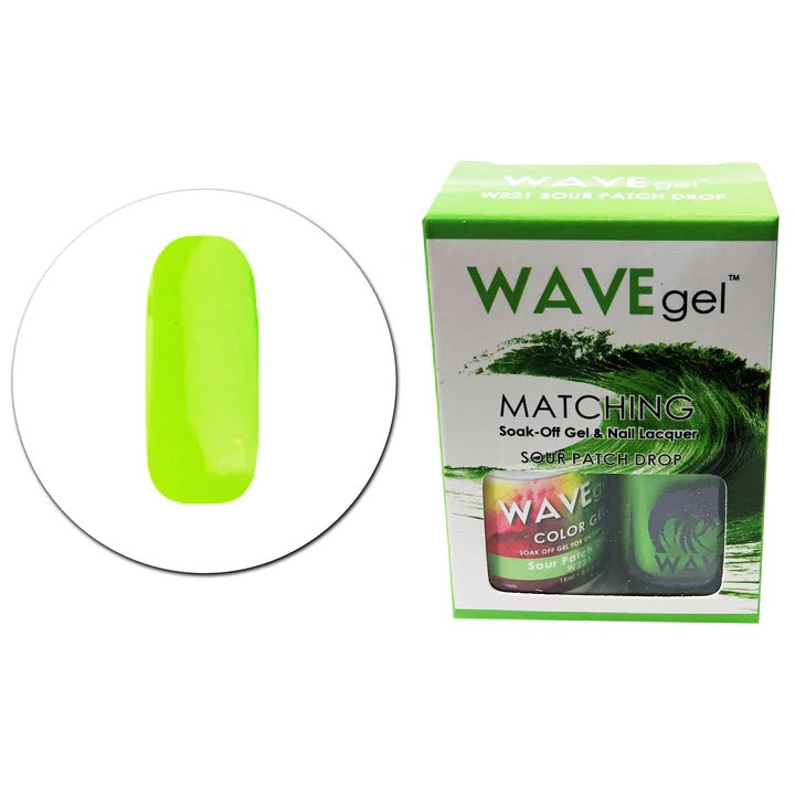 Wave Gel Nail Lacquer + Gel Polish, Freshen Up Collection, 221, Sour Patch Drop, 0.5oz OK0531VD