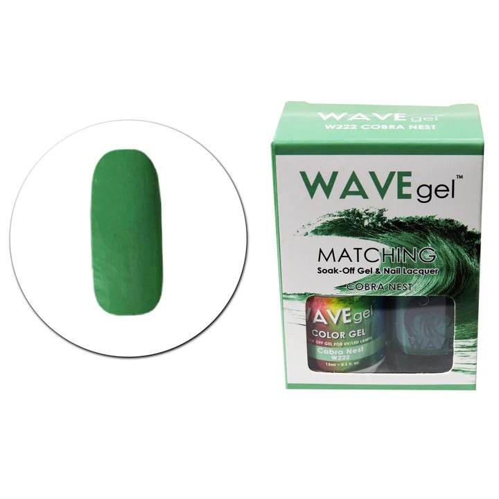 Wave Gel Nail Lacquer + Gel Polish, Freshen Up Collection, 222, Cobra Nest, 0.5oz OK0531VD