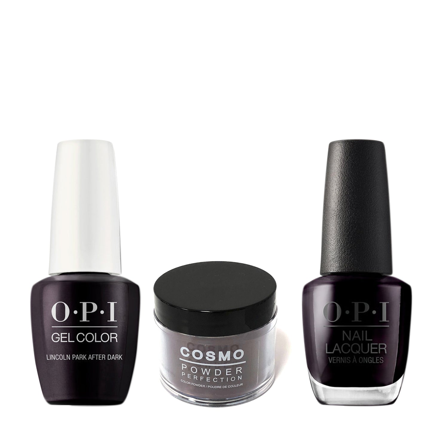 Cosmo 3in1 Dipping Powder + Gel Polish + Nail Lacquer (Matching OPI), 2oz, CW42