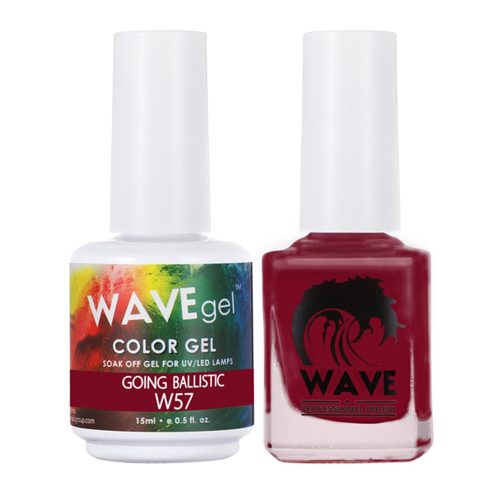 Wave Gel Nail Lacquer + Gel Polish, Simplicity Collection, 057, Going..., 0.5oz