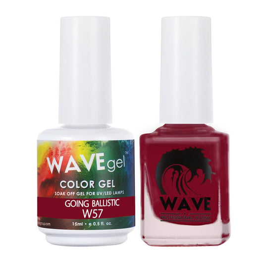 Wave Gel Nail Lacquer + Gel Polish, Simplicity Collection, 057, Going..., 0.5oz