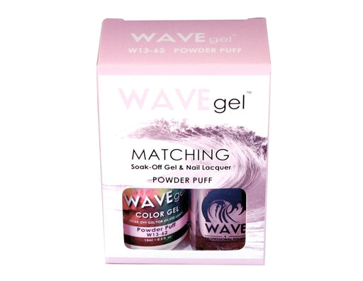 Wave Gel Nail Lacquer + Gel Polish, 062, Powder Puff, 0.5oz OK1129