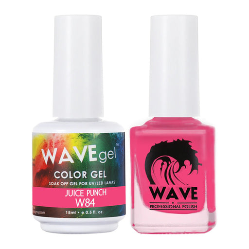 Wave Gel Nail Lacquer + Gel Polish, Simplicity Collection, 084, Juice Punch, 0.5oz