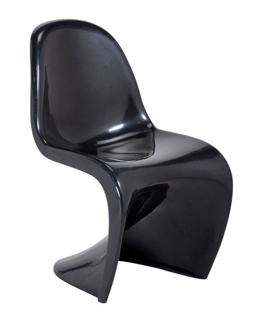 Cre8tion Fiberglass Waiting Chair, Black, WC001BK (NOT Included Shipping Charge)