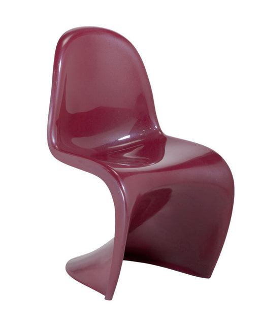 Cre8tion Fiberglass Waiting Chair, Burgundy, WC001BU (NOT Included Shipping Charge)