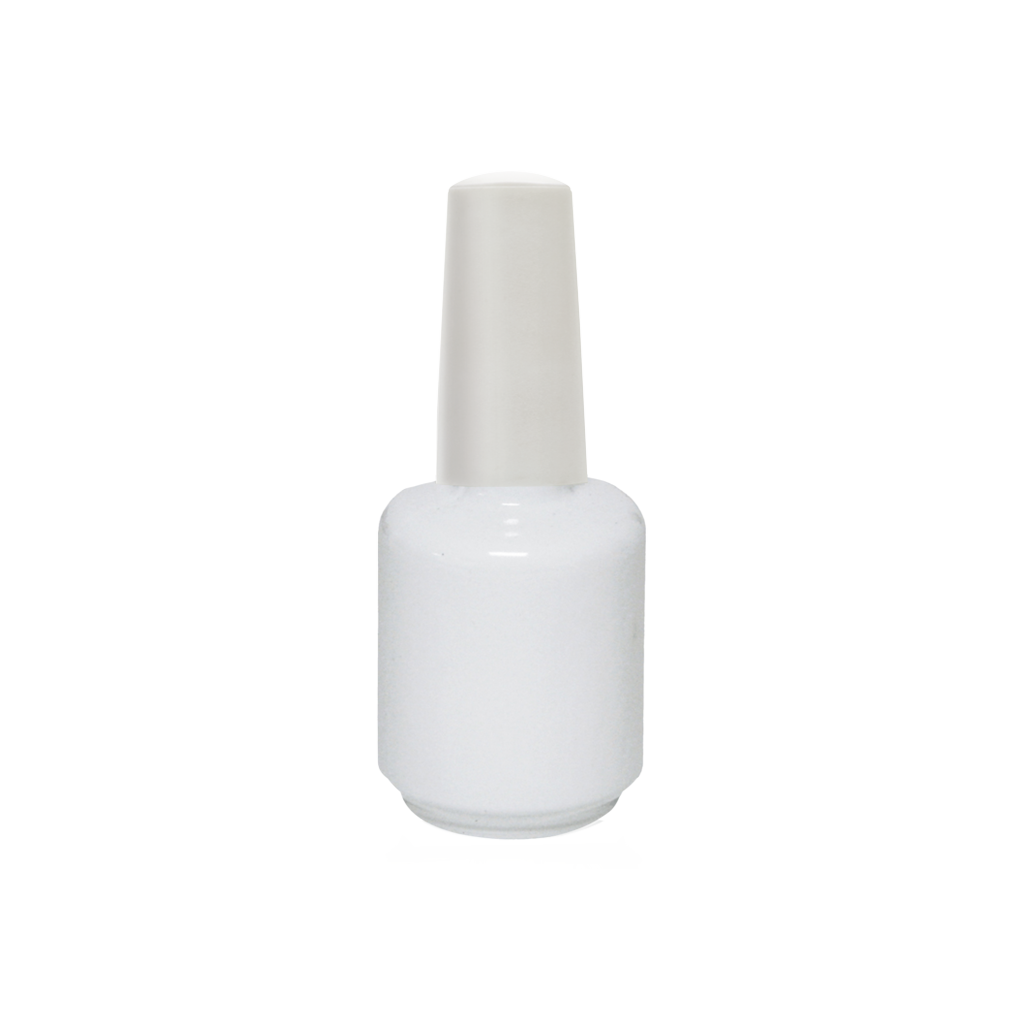 Cre8tion Empty Glass WHITE Bottle, Blank, 0.5oz, 26046 (Packing: 288 pcs/case)