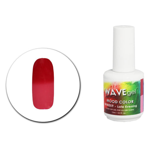 Wave Gel Mood Color Gel Polish, WM059, Late Evening, 0.5oz OK1129