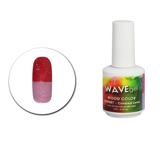 Wave Gel Mood Color Gel Polish, WM087, Covered Lanai, 0.5oz OK1129