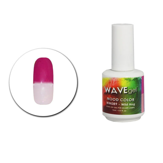 Wave Gel Mood Color Gel Polish, WM089, Wild Hog, 0.5oz OK1129