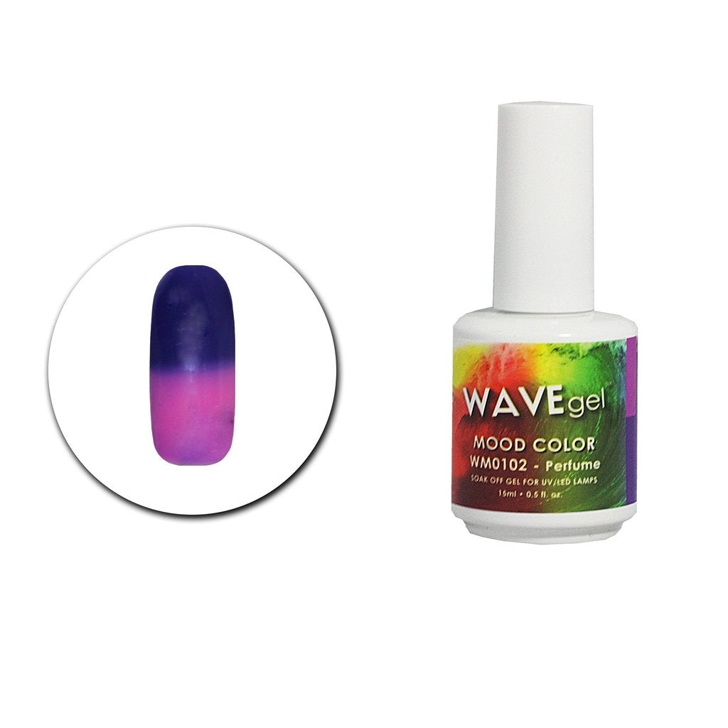 Wave Gel Mood Color Gel Polish, WM102, Perfume, 0.5oz OK1129