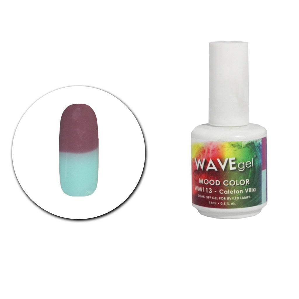 Wave Gel Mood Color Gel Polish, WM113, Caleton Villa, 0.5oz OK1129