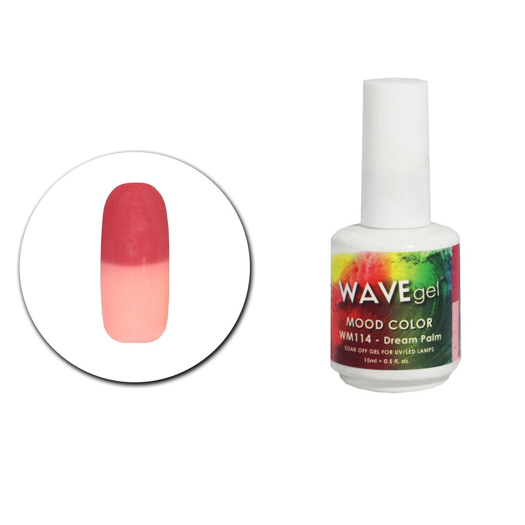 Wave Gel Mood Color Gel Polish, WM114, Dream Palm, 0.5oz OK1129