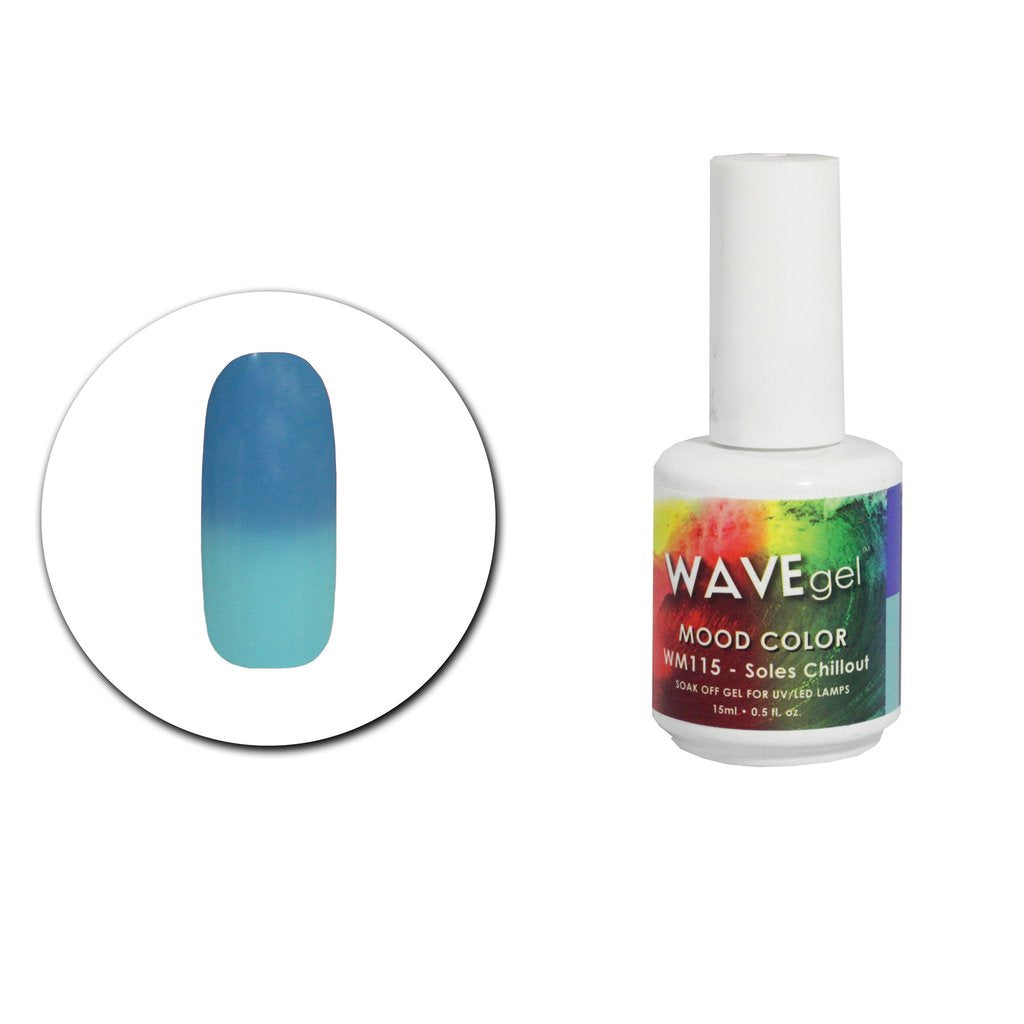 Wave Gel Mood Color Gel Polish, WM115, Soles Chillout, 0.5oz OK1129