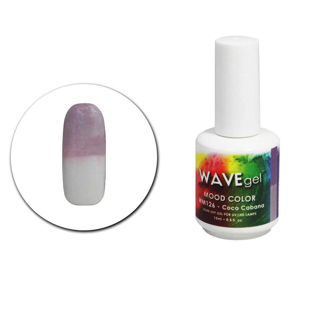 Wave Gel Mood Color Gel Polish, WM126, Coco Cabana, 0.5oz OK1129