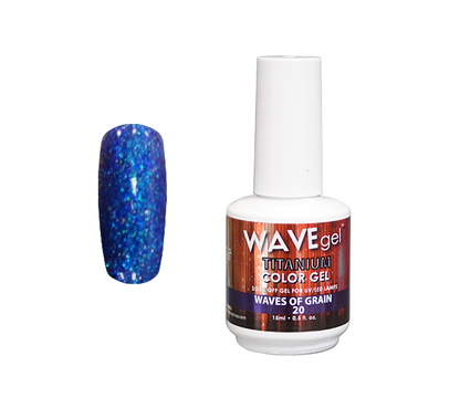 Wave Gel Titanium Gel Polish, 20, Waves Of Grain, 0.5oz OK1129