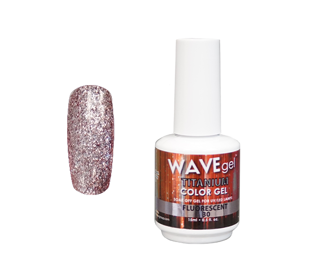 Wave Gel Titanium Gel Polish, 30, Fluorescent, 0.5oz OK1129