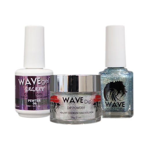 Wave Gel Dipping Powder + Gel Polish + Nail Lacquer, Galaxy Collection, 06 OK1129