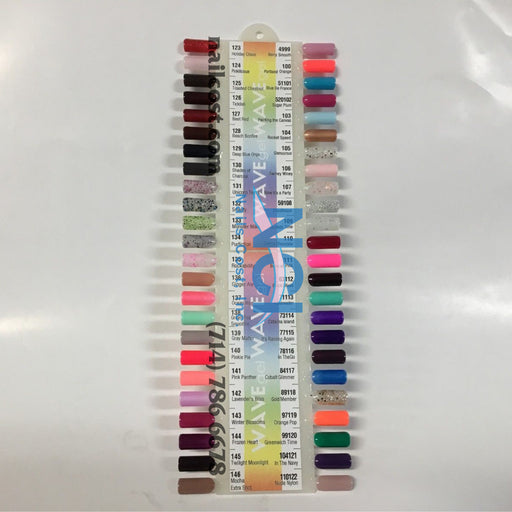 Wave Gel Nail Lacquer + Gel Polish, Tips Sample #02, 48 Colors (From #90 To #146) OK0311VD