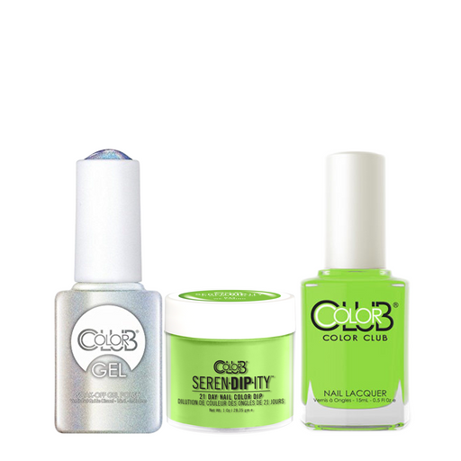 Color Club 3in1 Dipping Powder + Gel Polish + Nail Lacquer , Serendipity, We Liming, 1oz, 05XDIPN44-1 KK