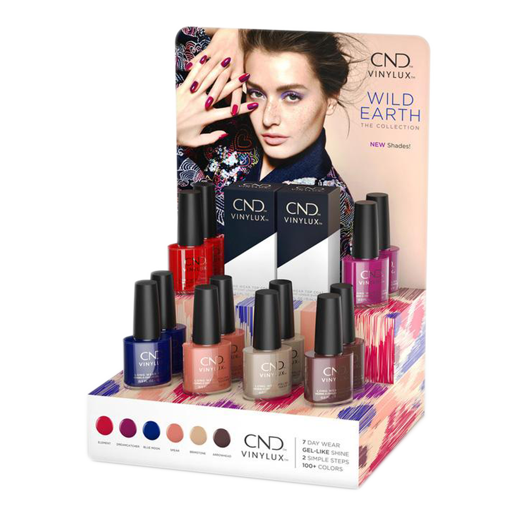 CND Vinylux, Wild Earth Collection, Full line of 6 colors (from 767187 to 767192)