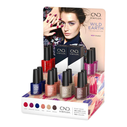 CND Vinylux, Wild Earth Collection, Full line of 6 colors (from 767187 to 767192)