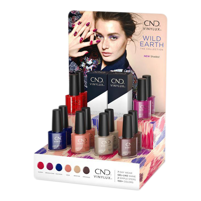 CND Vinylux, Wild Earth Collection, Full line of 6 colors (from 767187 to 767192)