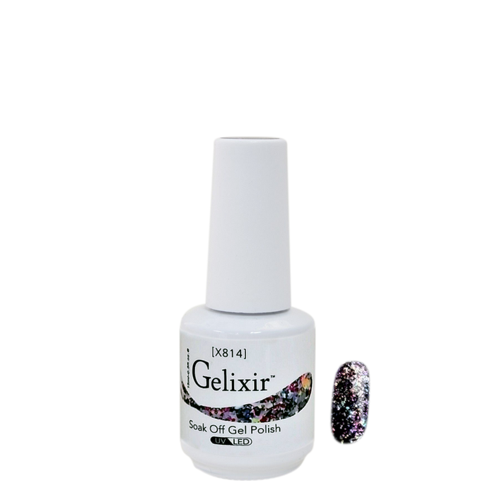 Gelixir Gel, X Collection, X814, 0.5oz