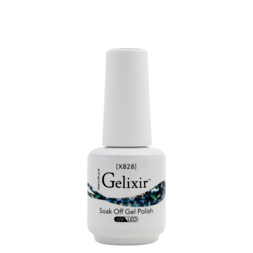 Gelixir Gel, X Collection, X828, 0.5oz