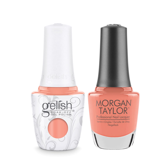 Gelish Gel Polish & Morgan Taylor Nail Lacquer 1, The Color Of Petals Collection, 1410343, Young, Wild & Free, 0.5oz OK0115LK