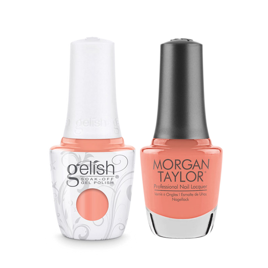 Gelish Gel Polish & Morgan Taylor Nail Lacquer 1, The Color Of Petals Collection, 1410343, Young, Wild & Free, 0.5oz OK0115LK