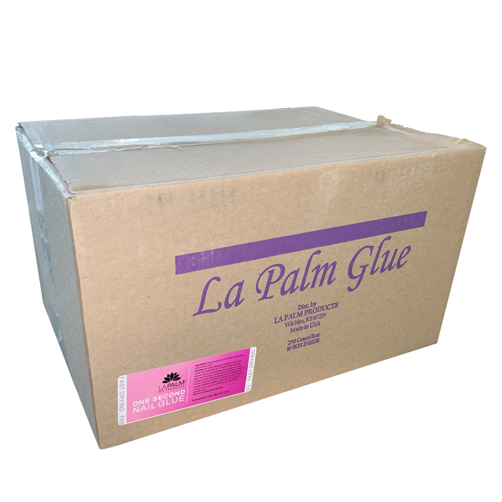 La Palm Nail Glue, CASE (Packing: 10pcs/pack, 250pcs/box, 10boxes/case)