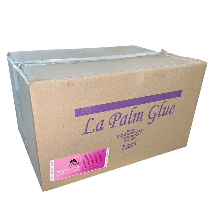 La Palm Nail Glue, CASE (Packing: 10pcs/pack, 250pcs/box, 10boxes/case)