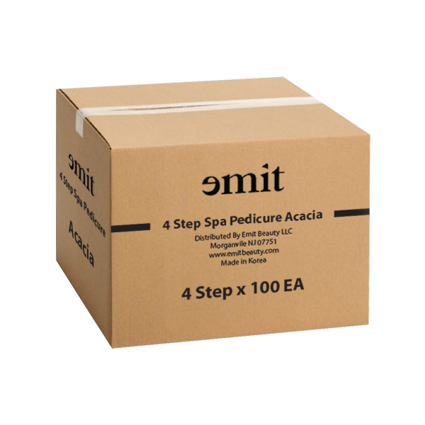 Emit Spa Pedicure 4 Step, CASE, ACACIA, 100pcs/box OK1010VD