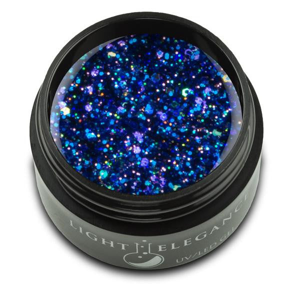 Light Elegance, UV/LED Glitter Gel, G965E, After Midnight, 17ml KK