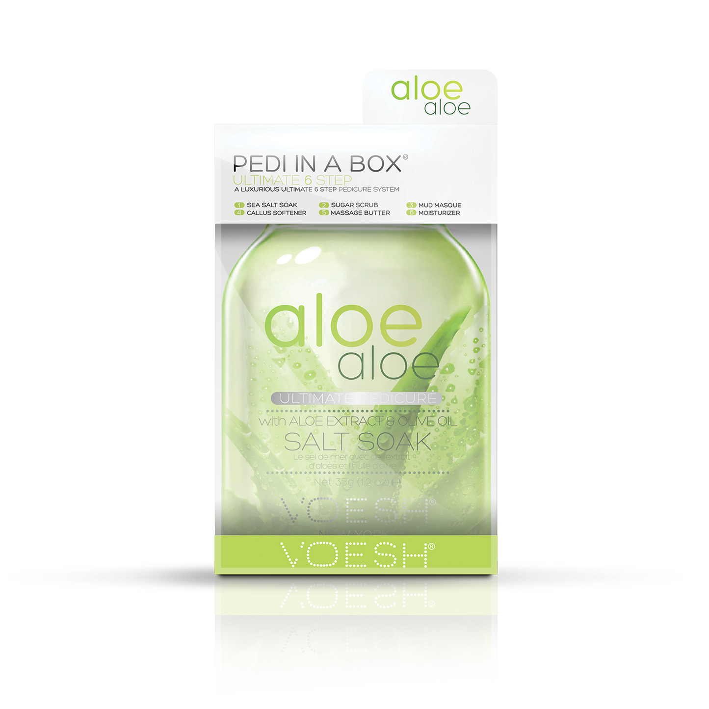 Voesh Pedi in a Box Ultimate 6 Step, ALOE ALOE, VPC607 ALO